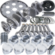 Load image into Gallery viewer, Eagle Chevrolet Small Block 5140 Steel I-Beam Balanced Rotating Assembly Kit - Side View