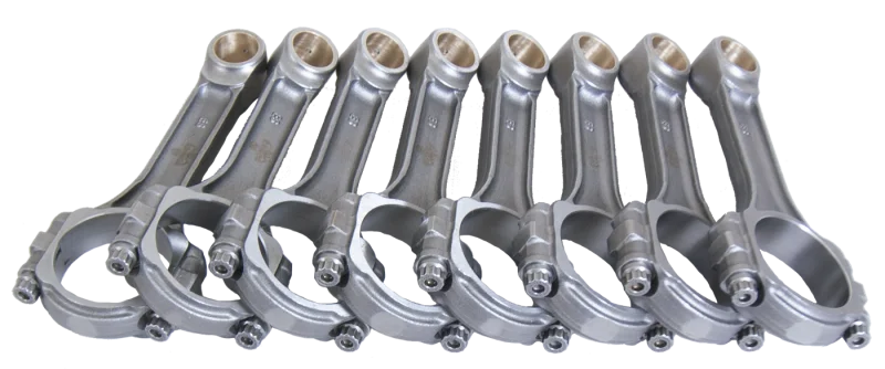 Eagle Chevrolet Small Block 6.000in Bushed I-Beam Rods - Set of 8 - Side View