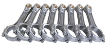 Load image into Gallery viewer, Eagle Chevrolet Small Block 6.000in Bushed I-Beam Rods - Set of 8 - Side View