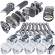 Load image into Gallery viewer, Eagle Chevy 350 1 Pc Rear Seal 4.03in Bore 3.75in Stroke + 0.030in Rotating Assembly Kit 5140 Steel - Side View