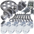 Load image into Gallery viewer, Eagle Chevy 350 1Pc 3.480in Crank 5.700in I-Beam Rods 4.030in Pistons 153 Tooth FP Balanced Assembly - Main Product View
