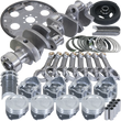 Load image into Gallery viewer, Eagle Chevy 350 1Pc 3.750in Crank 5.700in I-Beam Rod 4.040in Pistons 153 Tooth FP Balanced Assembly - Main Product View