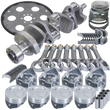 Load image into Gallery viewer, Eagle Chevy 350 1Pc 3.750in Crank 5.700in I-Beam Rod 4.040in Pistons 153 Tooth FP Balanced Assembly - Main Product View