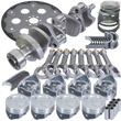 Load image into Gallery viewer, Eagle Chevy 350 1Pc 3.750in Crank 5.700in I-Beam Rod 4.040in Pistons 168 Tooth FP Balanced Assembly - Main Product View