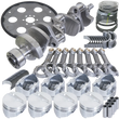 Load image into Gallery viewer, Eagle Chevy 350 1Pc 3.750in Crank 5.700in I-Beam Rods 4.030in Pistons 153 Tooth FP Balanced Assembly - Main Product View