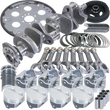 Load image into Gallery viewer, Eagle Chevy 350 1Pc 3.750in Crank 5.700in I-Beam Rods 4.030in Pistons 168 Tooth FP Balanced Assembly - Main Product View