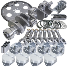 Load image into Gallery viewer, Eagle Chevy 350 1Pc 3.750in Crank 5.700in I-Beam Rods 4.040in Pistons 153 Tooth FP Balanced Assembly - Main Product View