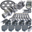 Load image into Gallery viewer, Eagle Chevy 350 1Pc 3.750in Crank 6.000in I-Beam Rod 4.030in Pistons 153 Tooth FP Balanced Assembly - Main Product View