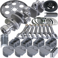 Load image into Gallery viewer, Eagle Chevy 350 1Pc 3.750in Crank 6.000in I-Beam Rods 4.060in Pistons 168 Tooth FP Balanced Assembly - Main Product View