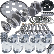 Load image into Gallery viewer, Eagle Chevy 350 2Pc 3.750in Crank 5.700in I-Beam Rods 4.040in Pistons 168 Tooth FP Balanced Assembly - Main Product View