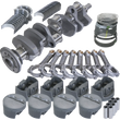 Load image into Gallery viewer, Eagle Chevy 350 3.750in Crank 5.700in I-Beam Rods -5cc Flat Top 4.040in Pistons Rotating Assembly - Main Product View