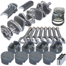 Load image into Gallery viewer, Eagle Chevy 350 3.750in Crank 6.000in I-Beam Rods -16cc 4.030in Pistons Rotating Assembly - Side View