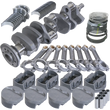 Load image into Gallery viewer, Eagle Chevy 350 3.750in Crank 6.000in I-Beam Rods -5cc Flat Top 4.060in Pistons Rotating Assembly - Main Product View
