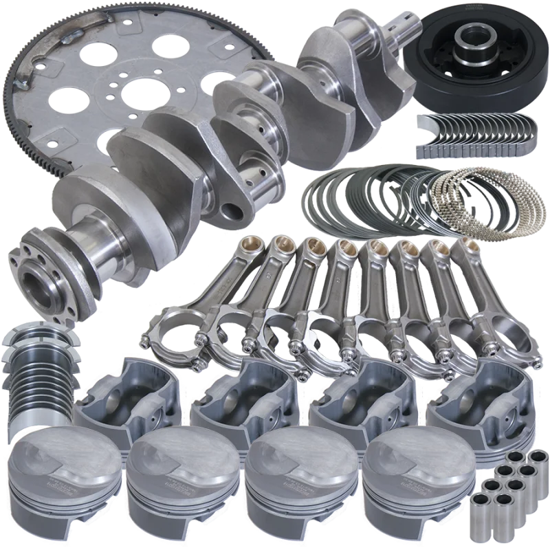 Eagle Chevy 454 1Pc 4.250in Crank 6.385in I-Beam Rod -3cc Flat Top 4.310in Pistons Balanced Assembly - Main Product View