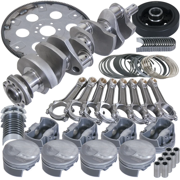 Eagle Chevy 454 1Pc 4.250in Crank 6.385in I-Beam Rod -3cc Flat Top...