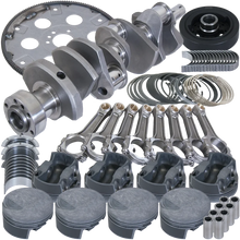 Load image into Gallery viewer, Eagle Chevy 454 1Pc 4.250in Crank 6.385in I-Beam Rod -3cc Flat Top 4.310in Pistons Balanced Assembly - Side View