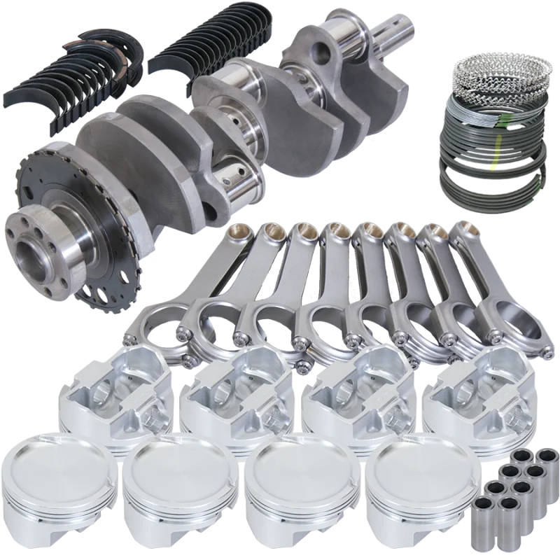 Eagle Chevy LS 4.8/5.3 4.000in Crank 24 Tth Rlctor 6.125in H-Beam 3.780in Pistons Rotating Assembly - Main Product View