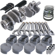 Load image into Gallery viewer, Eagle Chevy LS3 4.000in Crank 24 Tth Reluctor 6.125in H-Beam -4cc 4.070in Pistons Rotating Assembly - Side View