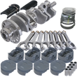 Load image into Gallery viewer, Eagle Chevy LS3 4.000in Crank 58 Tth Reluctor 6.125in H-Beam -14cc 4.065in Pistons Rotating Assembly - Main Product View
