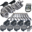 Load image into Gallery viewer, Eagle Chevy LS3 4.000in Crank 58 Tth Reluctor 6.125in H-Beam -25cc 4.070in Pistons Rotating Assembly