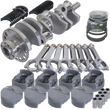 Load image into Gallery viewer, Eagle Chevy LS3 4.000in Crank 58 Tth Reluctor 6.125in H-Beam 4.065in Pistons Rotating Assembly - Side View