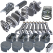 Load image into Gallery viewer, Eagle Chevy LT1350 1Pc 3.750in Crank 6.000in I-Beam Rods -16cc 4.030in Pistons Rotating Assembly - Side View