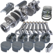 Load image into Gallery viewer, Eagle Chevy LT1350 1Pc 3.750in Crank 6.000in I-Beam Rods -16cc 4.030in Pistons Rotating Assembly - Main Product View