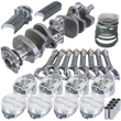 Load image into Gallery viewer, Eagle Chevy LT1350 1Pc 3.750in Crank 6.000in I-Beam Rods -18cc 4.030in Pistons Rotating Assembly - Side View