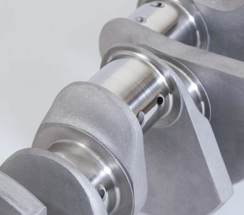 Eagle Chrysler BB 8 Bolt Rear Flange 4.375in Stroke 2.200in Rod Journal Forged 4340 Steel Crankshaft - Installation View