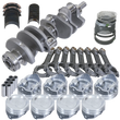 Load image into Gallery viewer, Eagle Ford 351W SVO 4.000in Crank 2.750in Mains 6.200in I-Beam Rod 4.040in Pistons Rotating Assembly - Side View