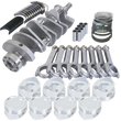 Load image into Gallery viewer, Eagle Ford 4.6L 4-Valve Rotating Assembly Kit with 5.950in H-Beam Rods +.020 Bore 2000ARP Bolts - Side View