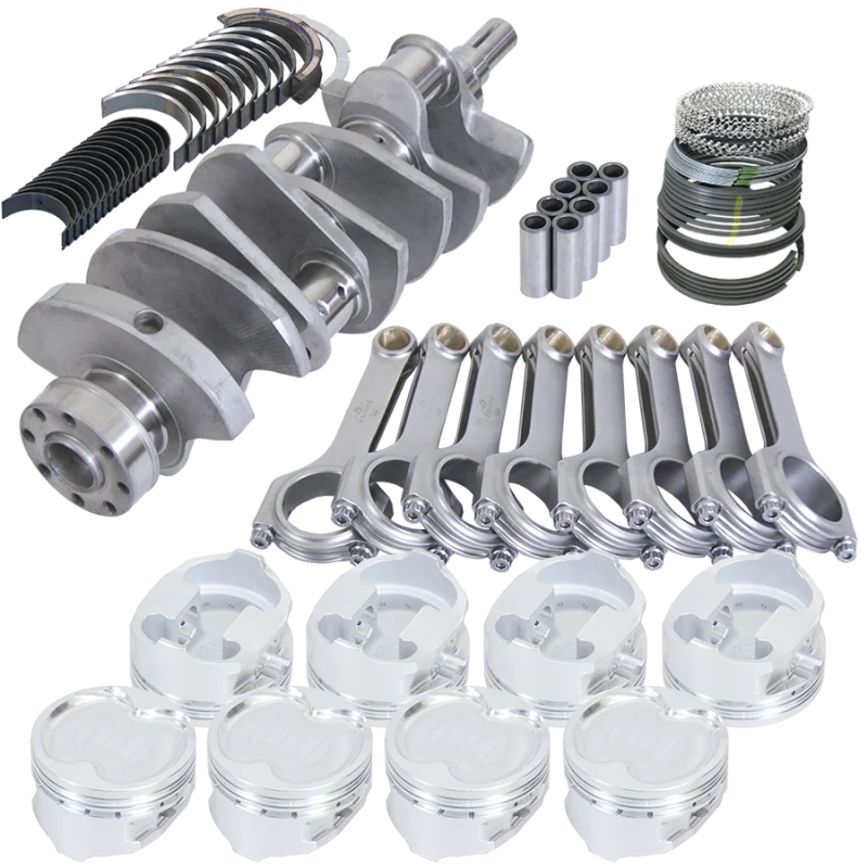 Eagle Ford 4.6L 4-Valve Rotating Assembly Kit with 5.950in H-Beam Rods +.020 Bore 2000ARP Bolts - Side View