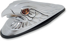Load image into Gallery viewer, Eagle Head with Lights - Amber Eyes - Large - Chrome DragSpecialties 72924 - Main Product View