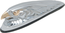 Load image into Gallery viewer, Eagle Head with Lights - Gold Eyes - Small - Chrome DragSpecialties 91-6608-BC312 - Main Product View
