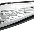 Load image into Gallery viewer, Eagle Head with Lights - Red Eyes - Small - Chrome DragSpecialties 91-6609-BC312 - Main Product View