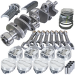 Load image into Gallery viewer, Eagle LT1350 1Pc 3.750in Crank 6.000in I-Beam Rods -18cc 4.060in Pistons Rotating Assembly fits Chevrolet - Side View