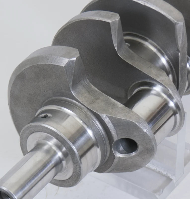 Eagle Oldsmobile 455 4.500in Stroke 2.200in Rod Journals Cast Crankshaft - Installation View