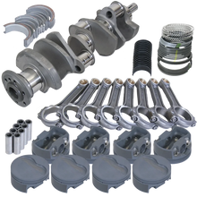 Load image into Gallery viewer, Eagle Pontiac 455 4.500in Crank 6.800in I-Beam Rods -6cc Flat Top 4.185in Pistons Rotating Assembly - Main Product View