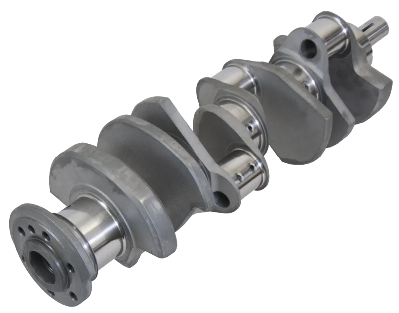 Eagle Pontiac 455 4.500in Stroke 2.200in Rod Journals Forged 4340 Steel Crankshaft - Side View