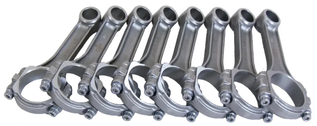 Eagle Chevrolet 305/350 Press-Fit I-Beam Connecting Rod Set (Set of 8) - Side View