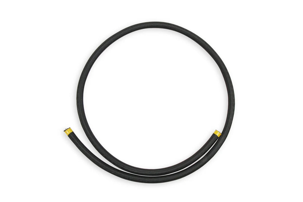 Earl's Performance -12 Double-Helix Ribbed PTFE Hose, Black Polyester Braided, 250 PSI, 10FT 681012ERL - Side View