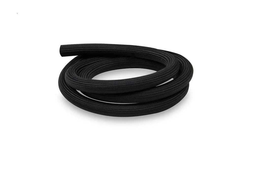 Earl's Performance -16 Double-Helix Ribbed PTFE Hose, Black Polyester Braided, 250 PSI6FT 680616ERL - Main Product View