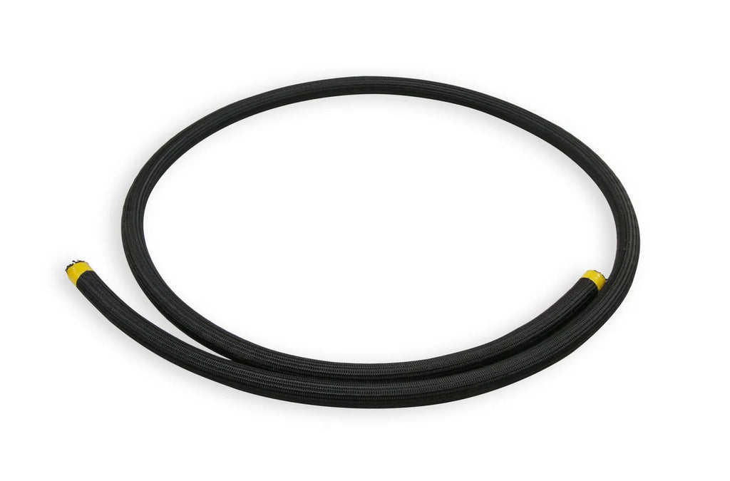 Earl's Performance -16 Double-Helix Ribbed PTFE Hose, Black Polyester Braided, 250 PSI6FT 680616ERL - Back View