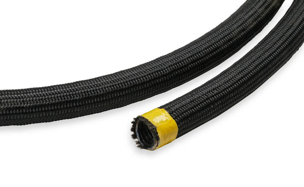 Earl's Performance -16 Double-Helix Ribbed PTFE Hose, Black Polyester Braided, 250 PSI6FT 680616ERL - Installation View