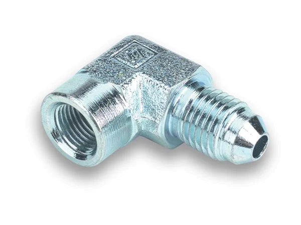 Earl's Performance -3 90 Deg. to 1/8 NPT Gauge Fitting 968603ERL