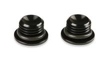 Load image into Gallery viewer, Earl's Performance -4 AN Port Plug w/ O-Ring Seal, Black Anodized Aluminum - 2 pieces AT581304ERL - Installation View