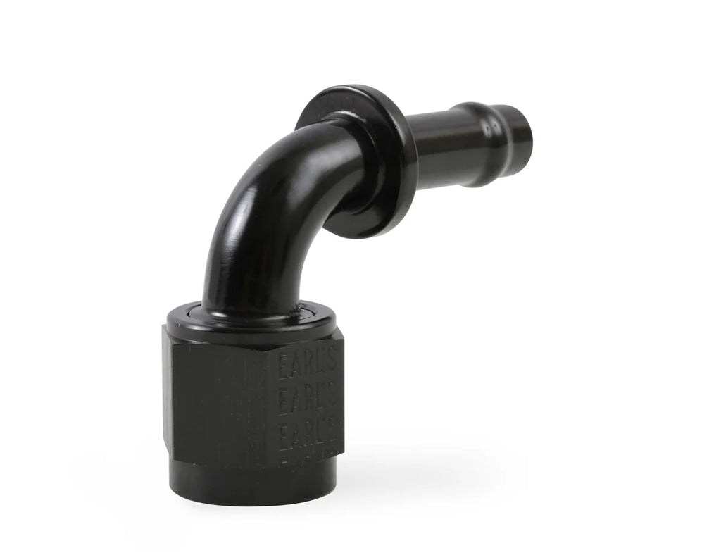 Earl's Performance -6 90 DEG TO 3/8" Earl's VAPOR GUARD HOSE END 759166ERL - Back View
