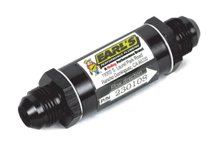 Earl's Performance #6 Fuel Filter W/Bronze Element Black AT230106ERL