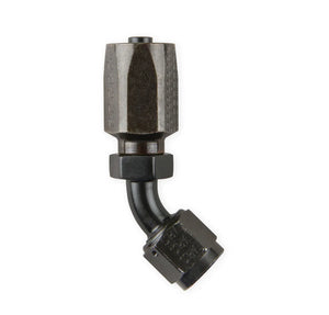 Earl's Performance 6an 45-Deg Steel Hose End - Black Chromate 154606ERL