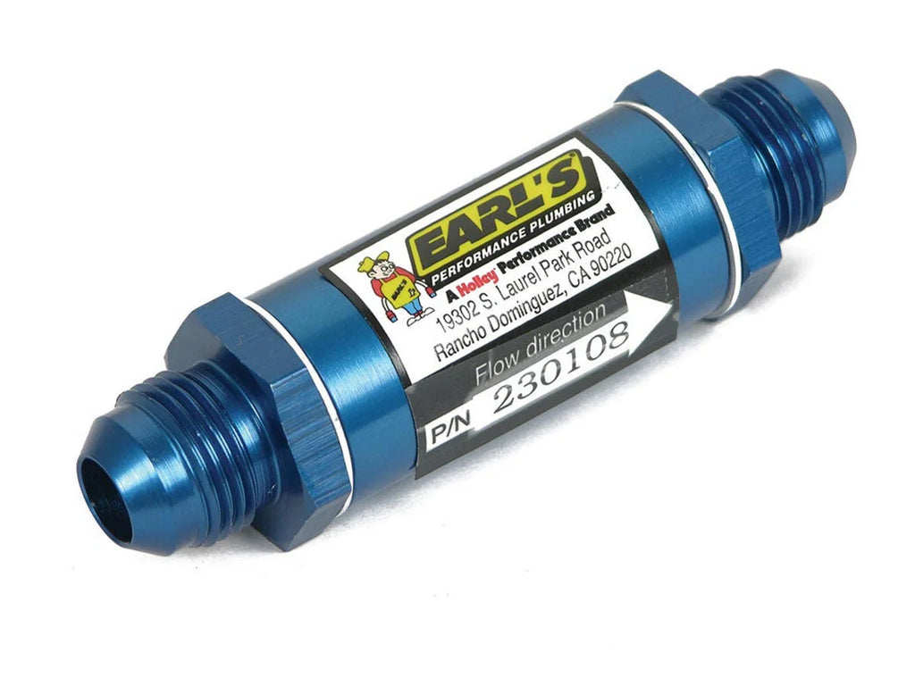 Earl's Performance #8 Fuel Filter W/Bronze Element 230108ERL
